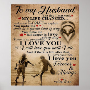 Citation d'amour pour mari Jolie décoration fami