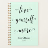 Citation d'auto-soins Inspiration Pastel Mint (Devant)