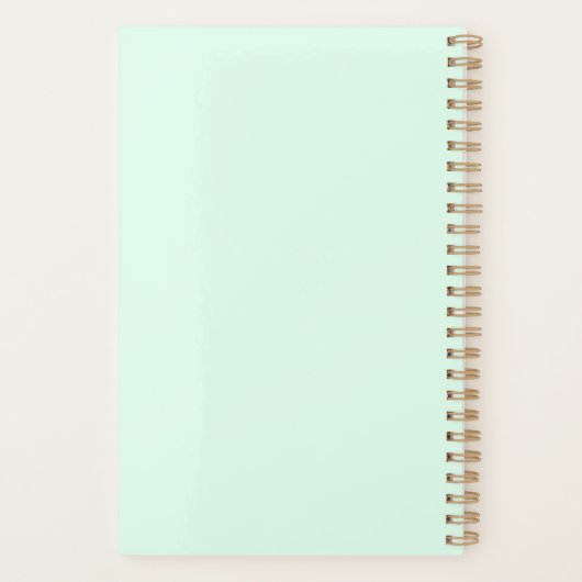 Citation d'auto-soins Inspiration Pastel Mint (Dos)