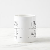 Citation d'automne Mug de calligraphie tendance (Centre)