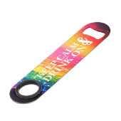 Citation de boisson amusante Rainbow Galaxy Stars  (Devant angulaire)