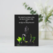 Citation de bouddha 2 carte postale (Debout devant)