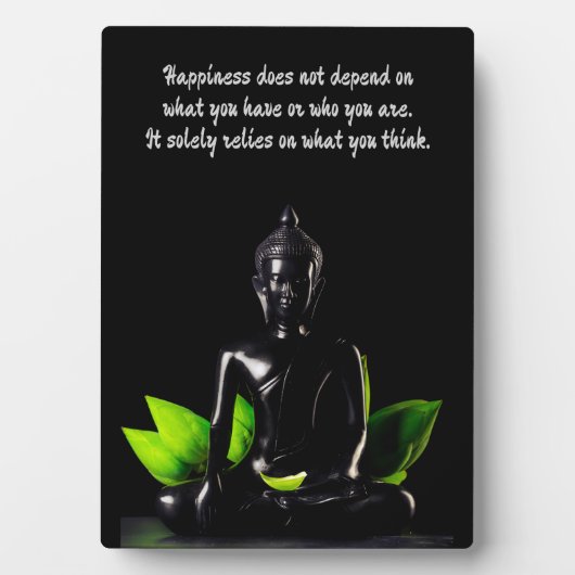 Citation de bouddha 4 plaque (Devant)