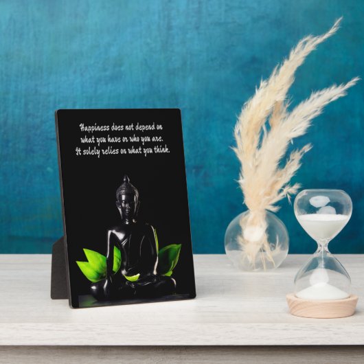 Citation de bouddha 4 plaque (Côté)