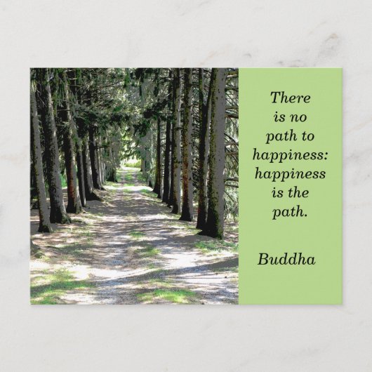 Citation de bouddha — carte postale (Devant)