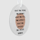 Citation de Bouddha de l'organisme d'affirmation p (devant)