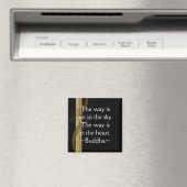 Citation de bouddha ~ Magnet de motivation (In Situ (Lave-vaisselle))