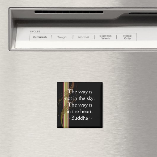 Citation de bouddha ~ Magnet de motivation (In Situ (Lave-vaisselle))