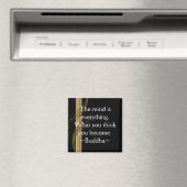 Citation de bouddha ~ Magnet de motivation (In Situ (Lave-vaisselle))