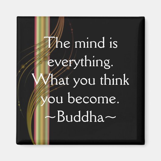 Citation de bouddha ~ Magnet de motivation (Devant)