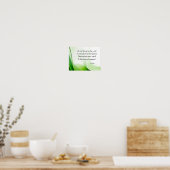 Citation de Bouddha Sage Poster Abstrait (Cuisine)