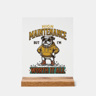 Citation de Bulldog drôle T-Shirt Gravure Vintage