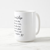 Citation de cadeau de jour de l'amitié Mug (Devant droit)