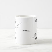 Citation de café sur la Mug de café (Centre)