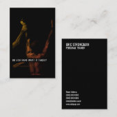 Citation de carte du formateur de motivation et d' (Devant / Derrière)