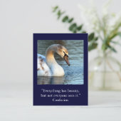 Citation de carte Inspiration Confucius Beauté 1 (Debout devant)