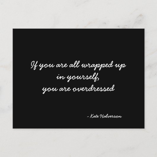 Citation de carte postale inspirante (Devant)