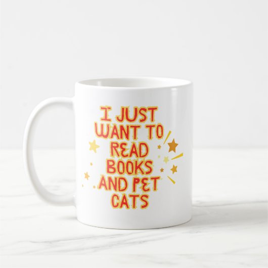 Citation de chat livre Mug (Gauche)