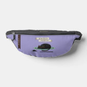 Citation de chat noir imprévisible Lilac Purple (Poser)