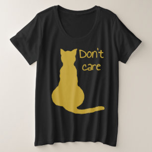 Citation de chat qui s'en fiche - Vecteur de dessi