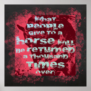 Citation de cheval II - Poster