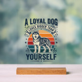 Citation de chien Husky Gravure vintage Design pou (Neutre)
