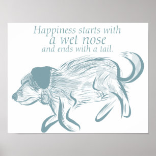 Citation de chien Imprimer, Impression d'art de ch