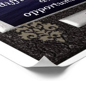 Citation de Churchill - affiche (Coin)