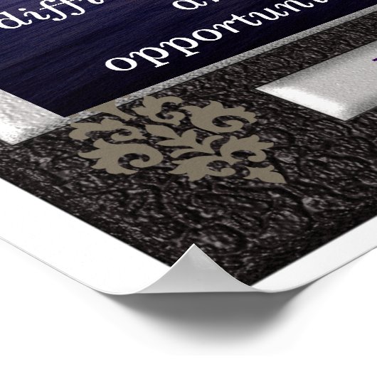 Citation de Churchill - affiche (Coin)