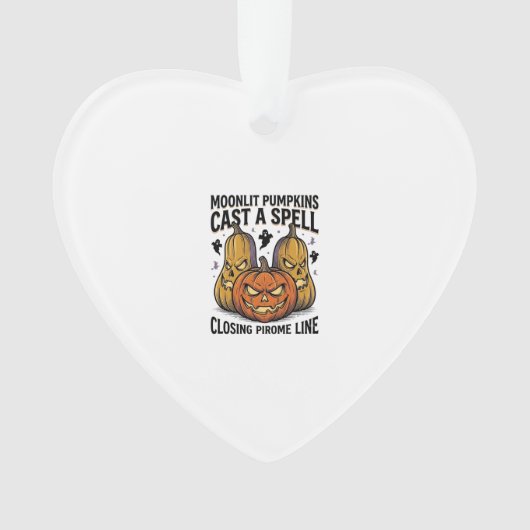 Citation de citrouille d'Halloween Jack O Lantern (devant)