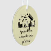 Citation de coiffeur Drôle Etoiles de coiffeur (devant)