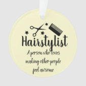 Citation de coiffeur Drôle Etoiles de coiffeur (devant)