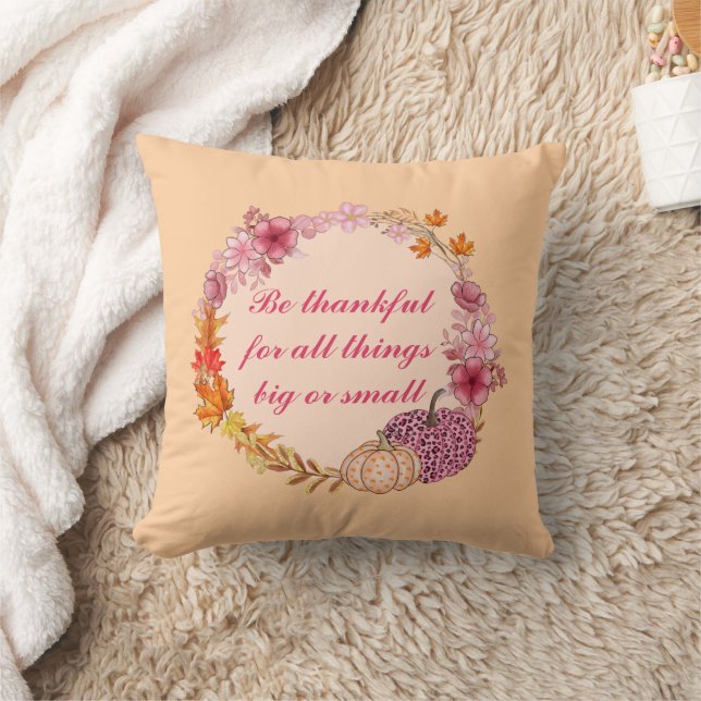 Citation de couronne d'automne avec oreiller (Couverture)