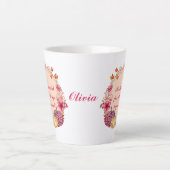 Citation de couronne d'automne Latte Mug (Devant)