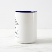 Citation de danse Mug - La danse est une langue ca (Centre)