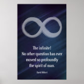 Citation de David Hilbert - Math Posters (Devant)