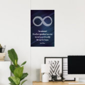 Citation de David Hilbert - Math Posters (Bureau à domicile)