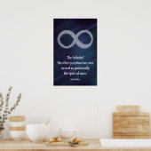 Citation de David Hilbert - Math Posters (Cuisine)