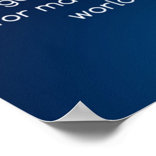 Citation de David Hilbert - Math Posters (Coin)