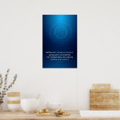 Citation de David Hilbert - Math Posters (Cuisine)