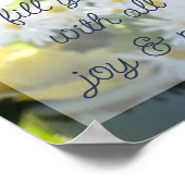 Citation de Dieu de l'espoir Poster de la photogra (Coin)