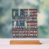 Citation de femme de vétéran Design vectoriel patr (Neutre)