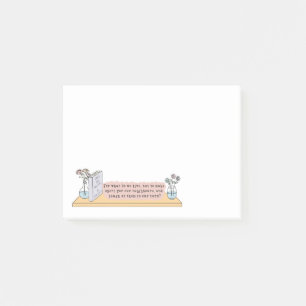 Citation de fierté et de préjugé Post-it Notes