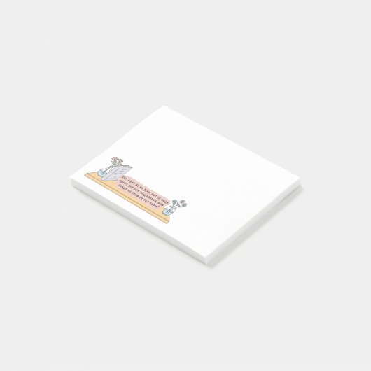 Citation de fierté et de préjugé Post-it Notes (Incliné)