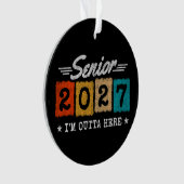 Citation de fin d'études Outta Here Promotion 2027 (devant)