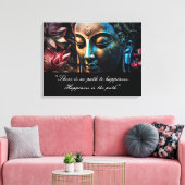 Citation de fleurs de bouddha Lotus en toile étiré (Insitu(Salon))