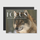 Citation de focus sur Wolf Image Magnet inspiratio (Devant / Derrière)