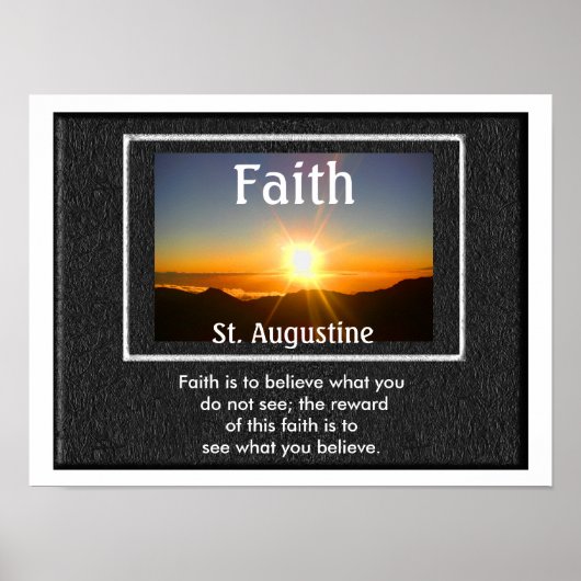 Citation de foi - affiche (Devant)