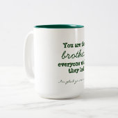 Citation de frère Mug (Devant gauche)