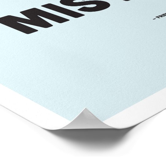 Citation de Friedrich Nietzsche - Affiche (Coin)